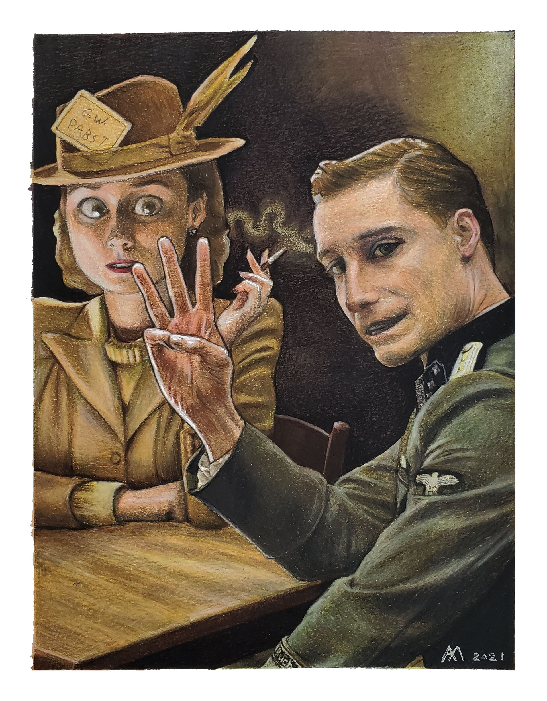 ArtStation Inglourious Basterds Bar Scene