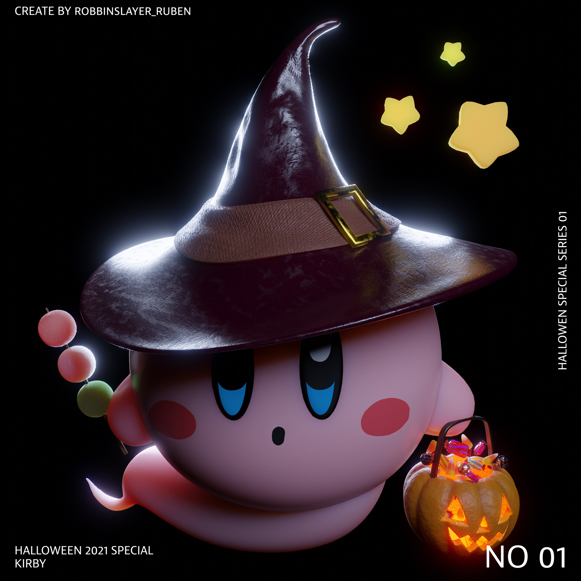 ArtStation HALLOWEEN ESPECIAL 2021 KIRBY