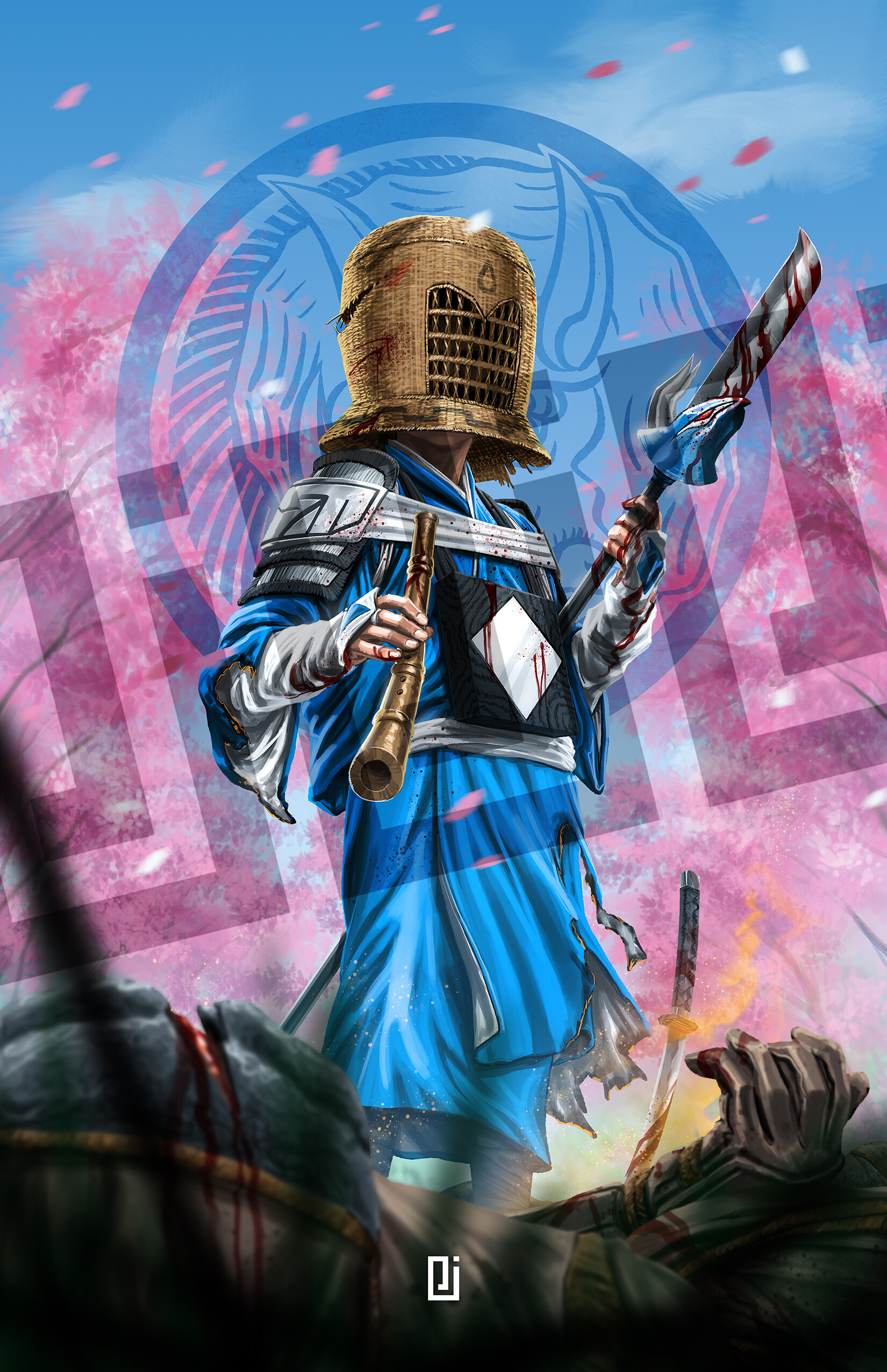 ArtStation - Komusō Monk Blue Ranger