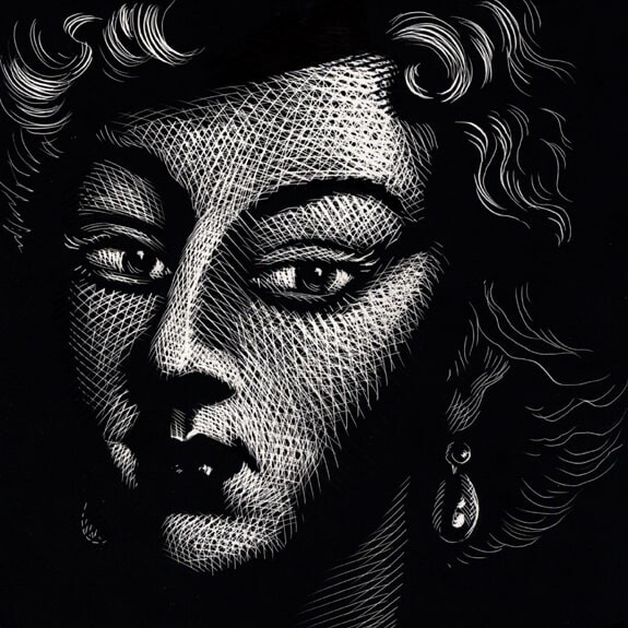 Original Scratchboard Art