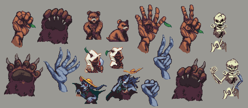 ArtStation - My College Project Pixel Art Compiled