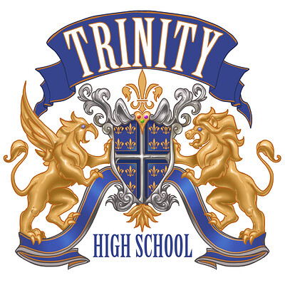 Lonnie harrison trinity high school crest 2 small