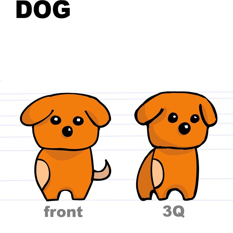Dog Character Turnaround