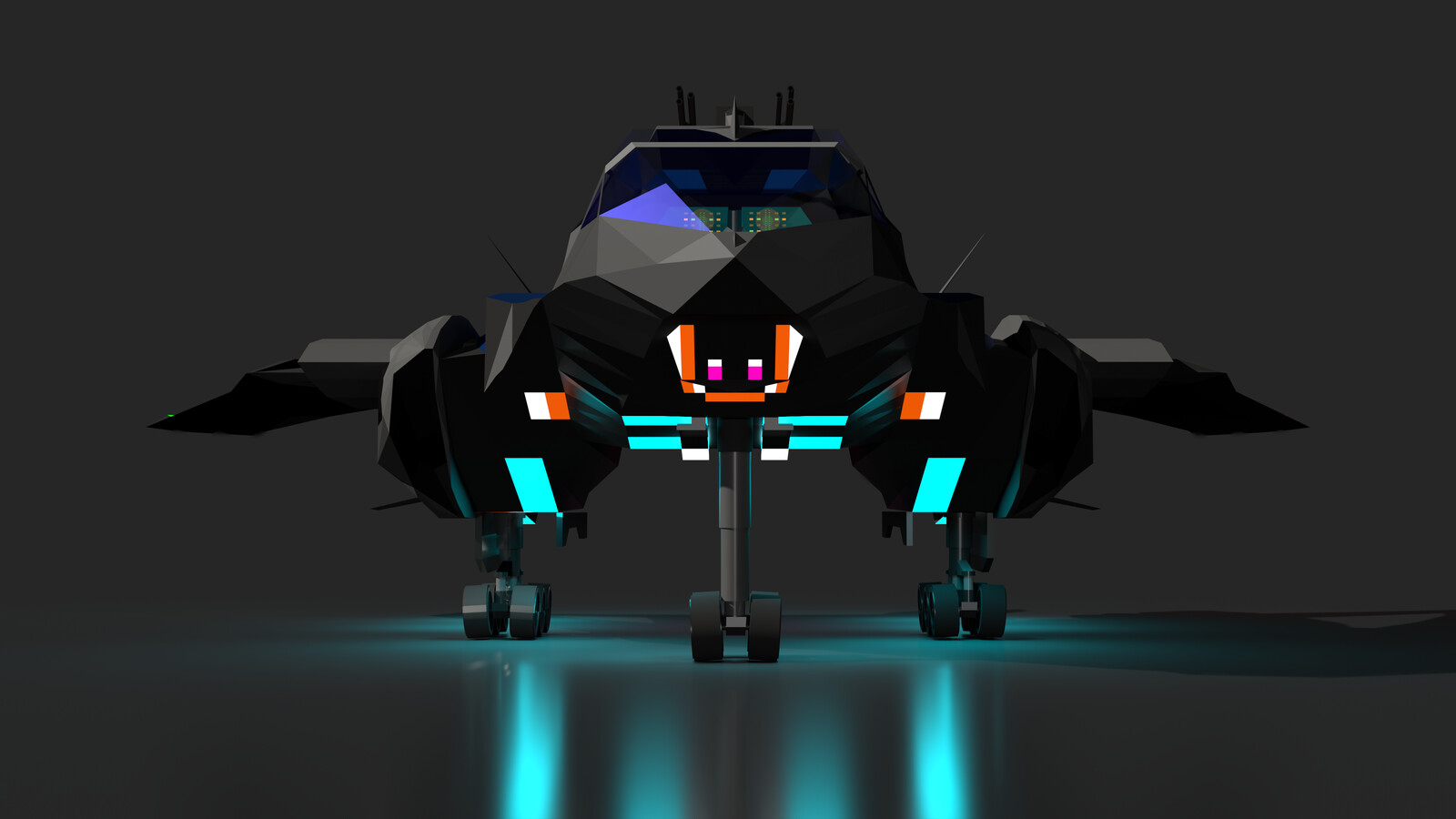 Forward with Wings Swept