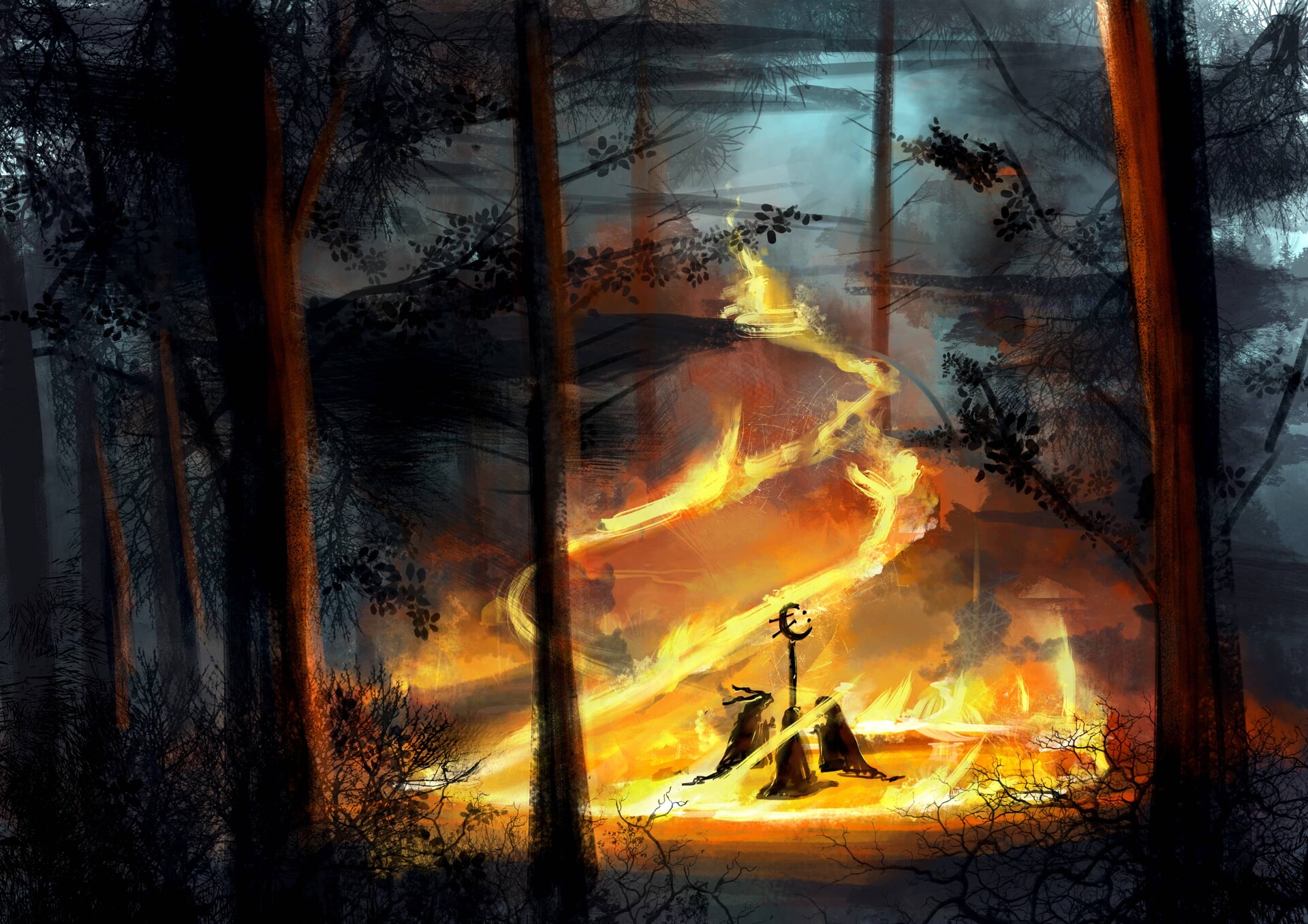 ArtStation Fire ritual