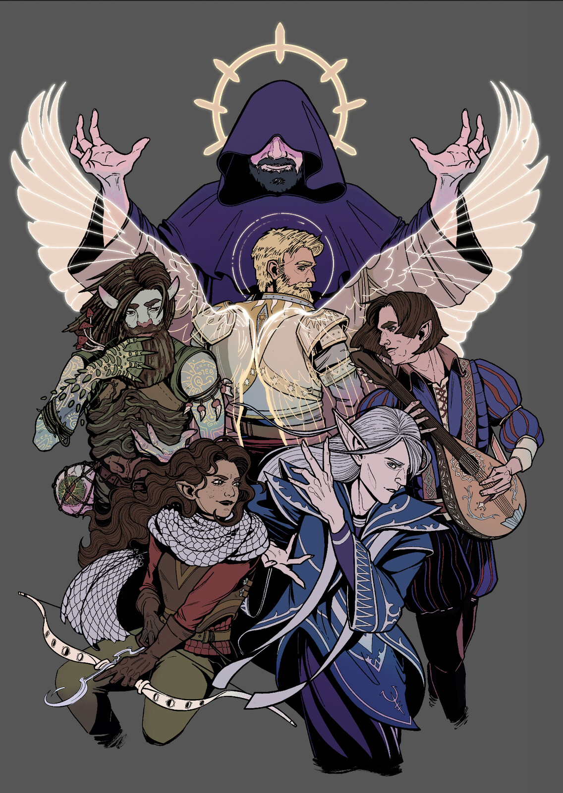 Flat colours