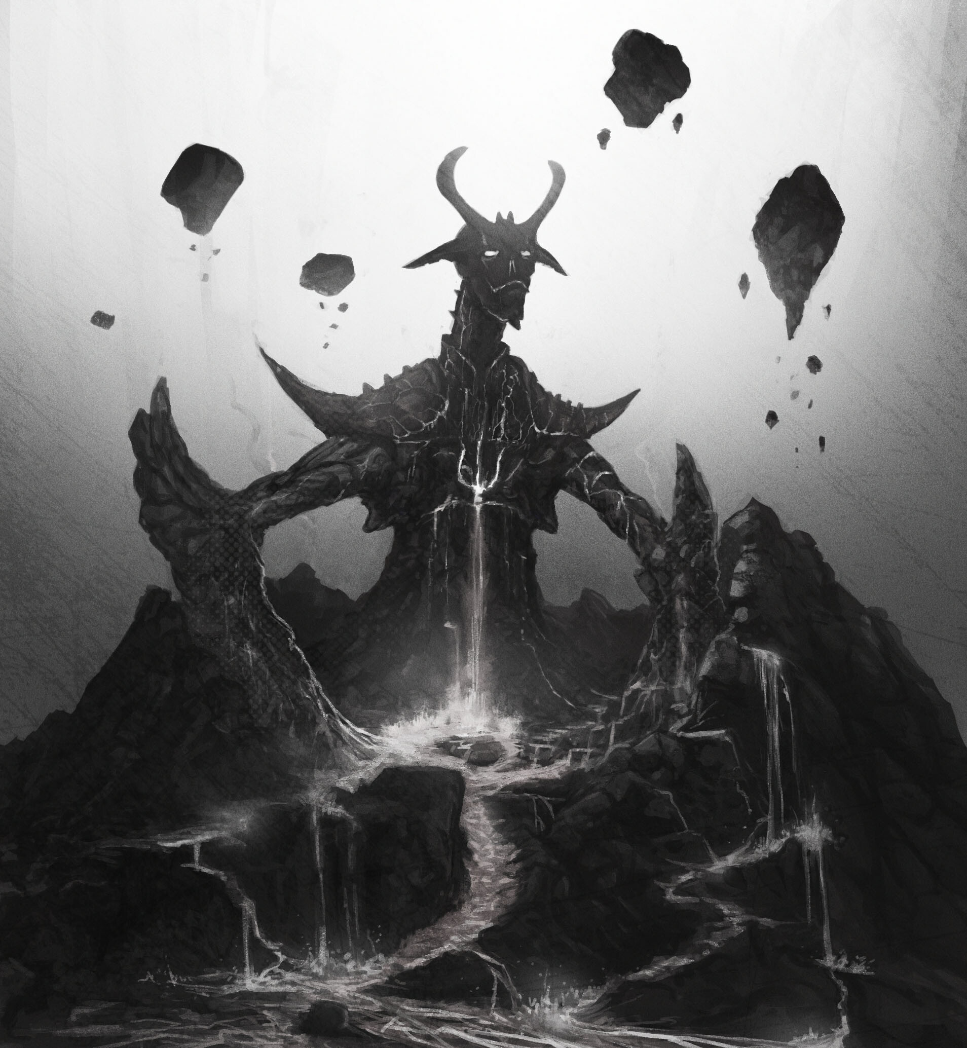 Evil Spirit Drawings