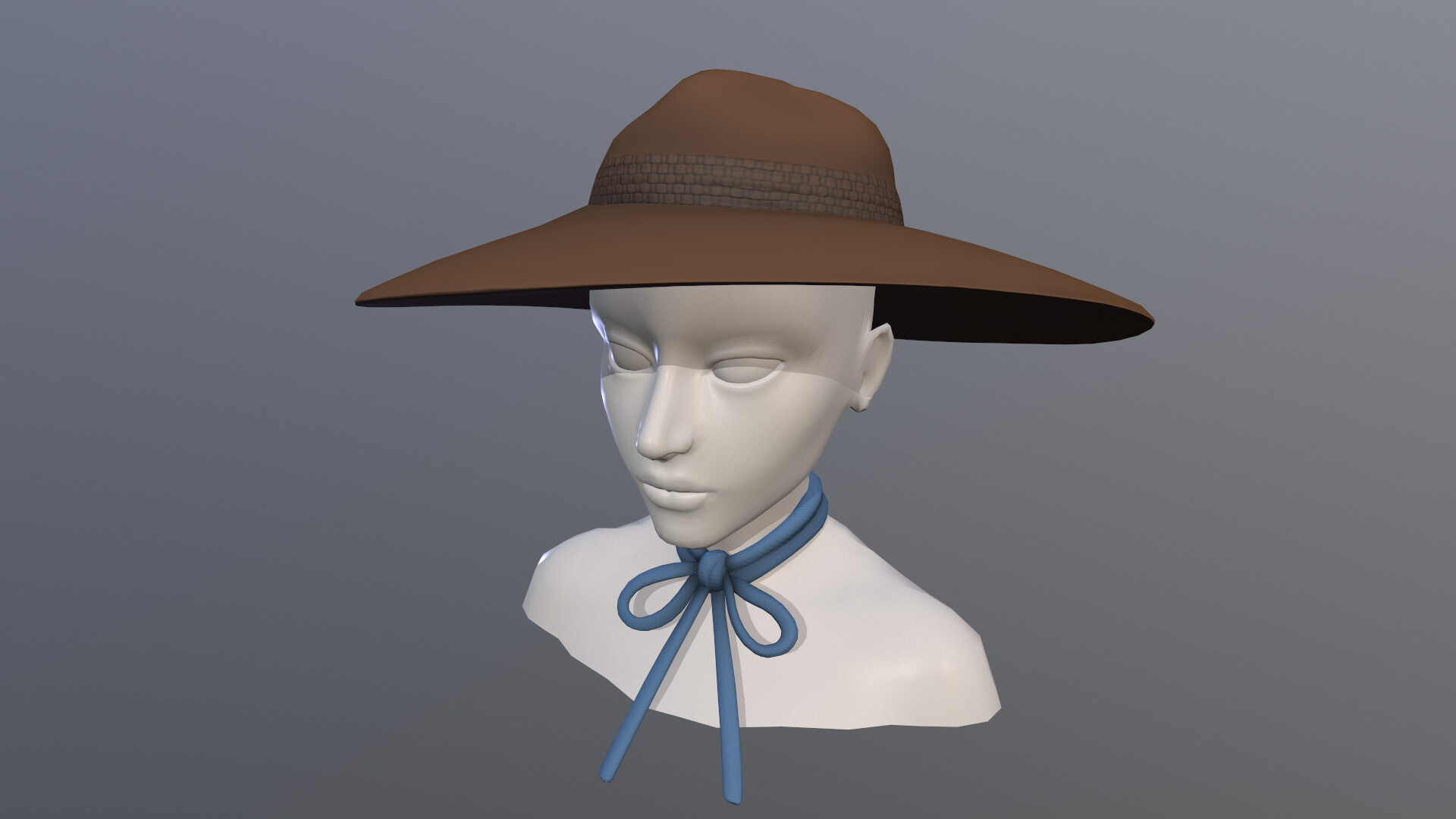 ArtStation - Floppy Hat and Ribbon Accessory