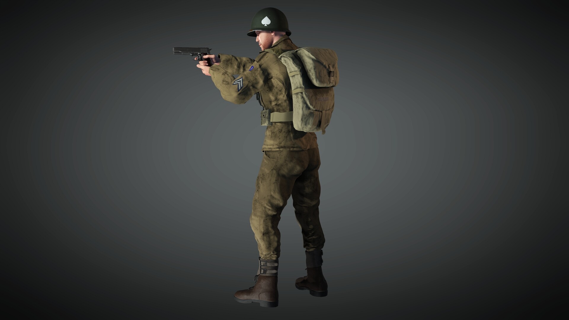 ArtStation - WWII US Paratrooper // Study