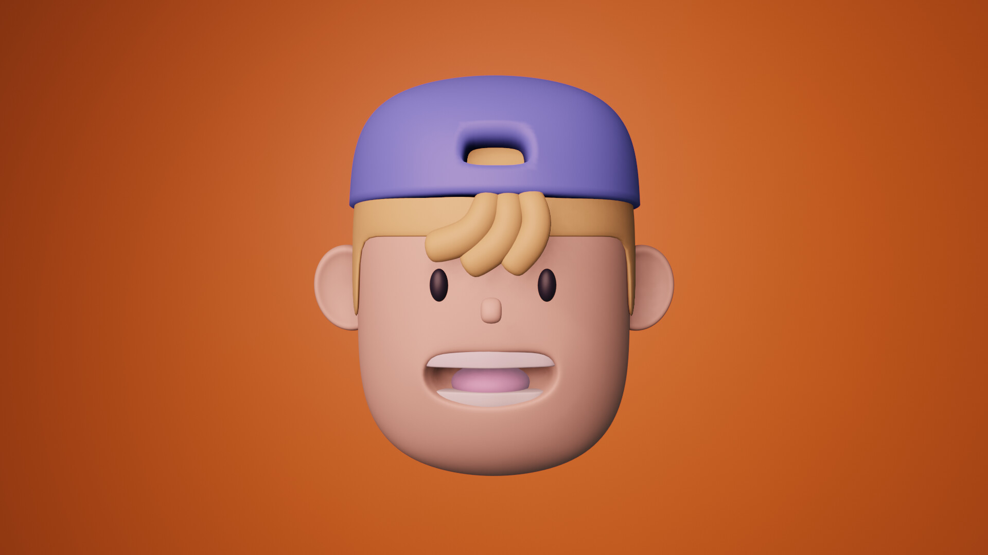 Mert Medman Basic Character Face Low Poly