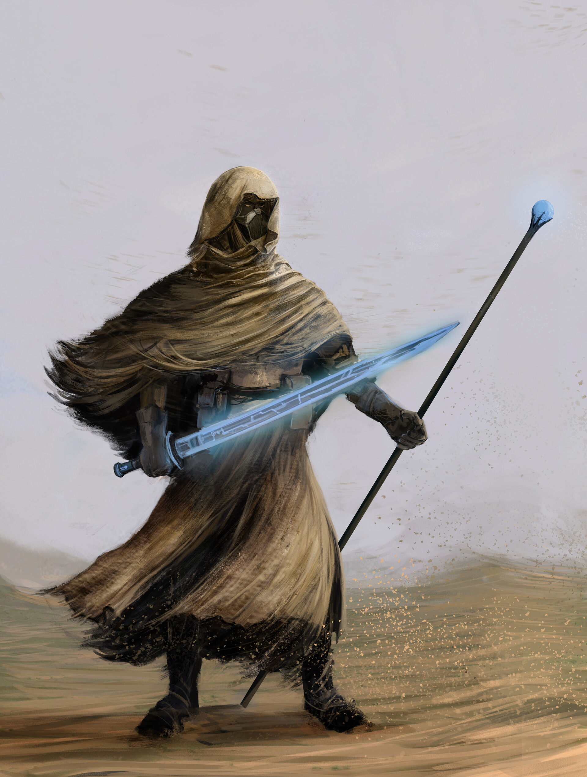 ArtStation - пустынный воин