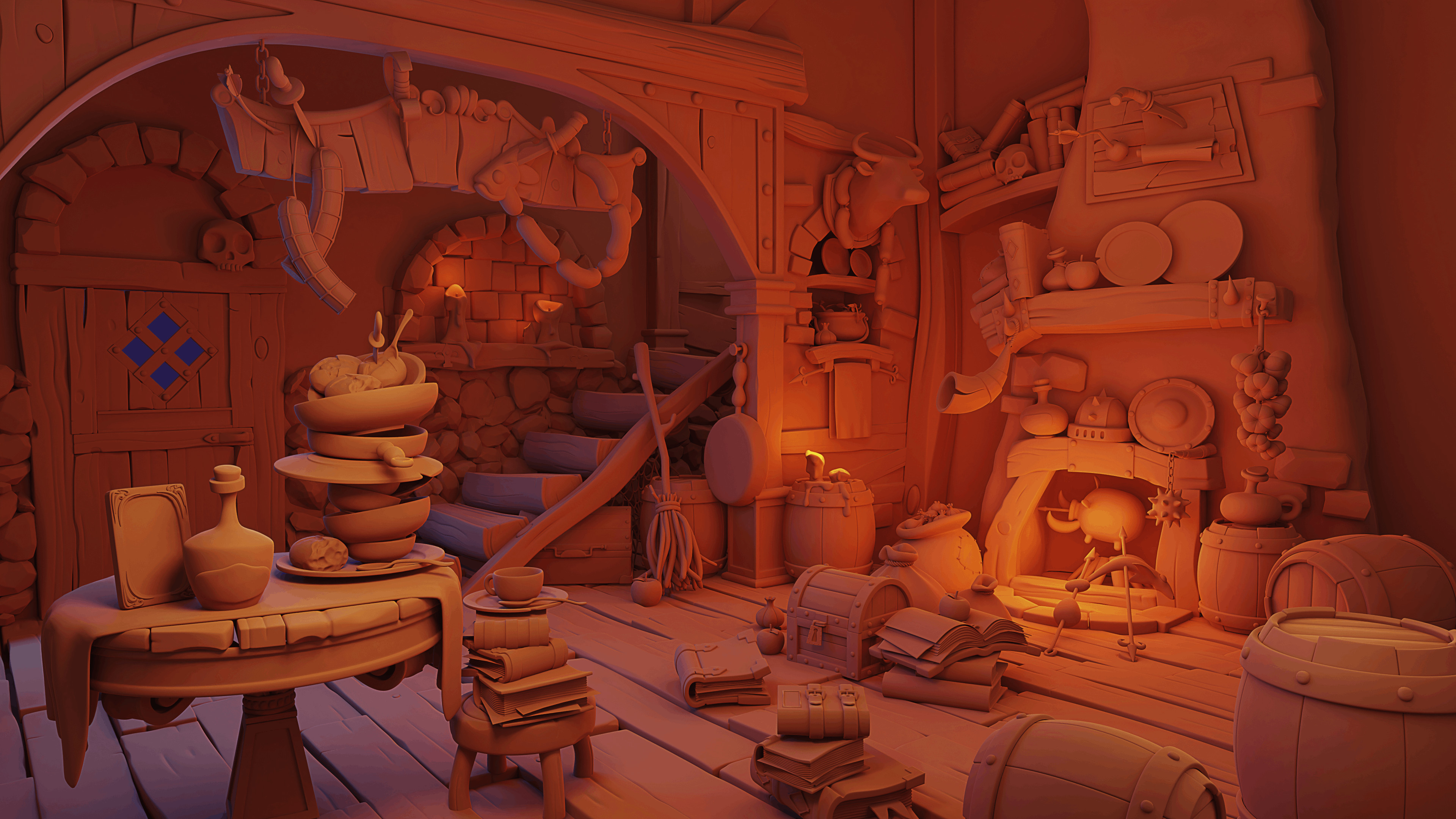 Full room render