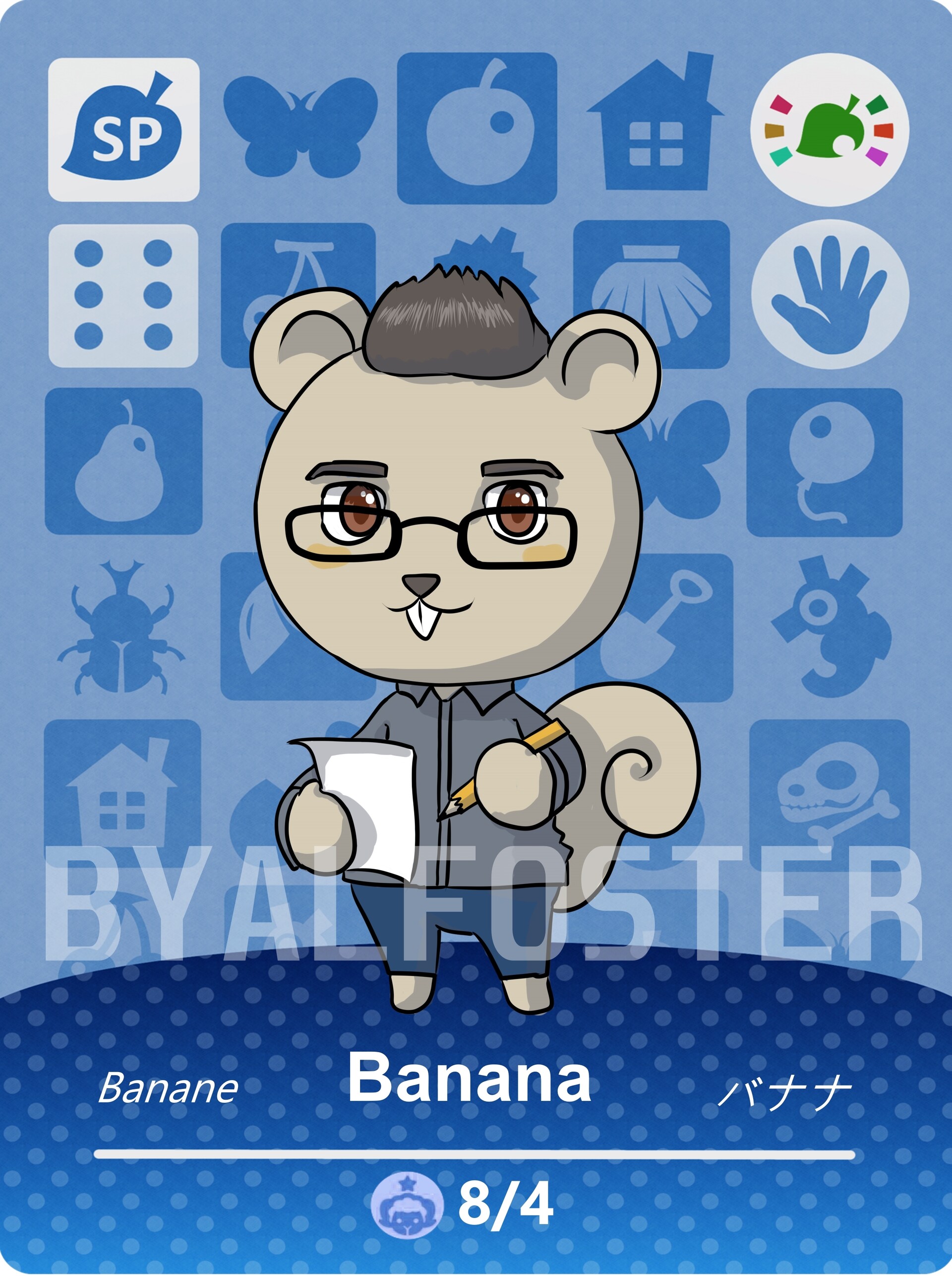 ArtStation - animal crossing character design squirrel
