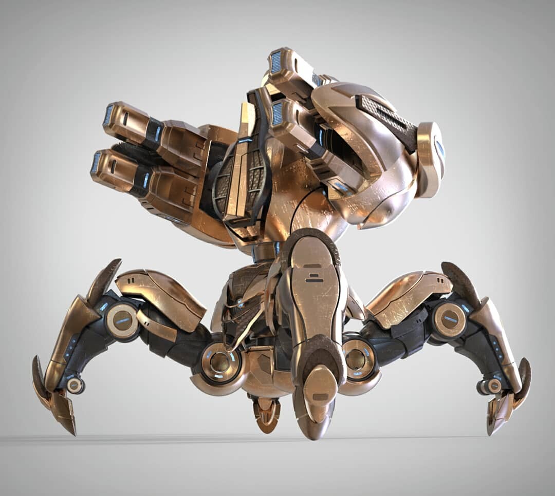 Nak Ma - Starcraft Immortal 3d model rework