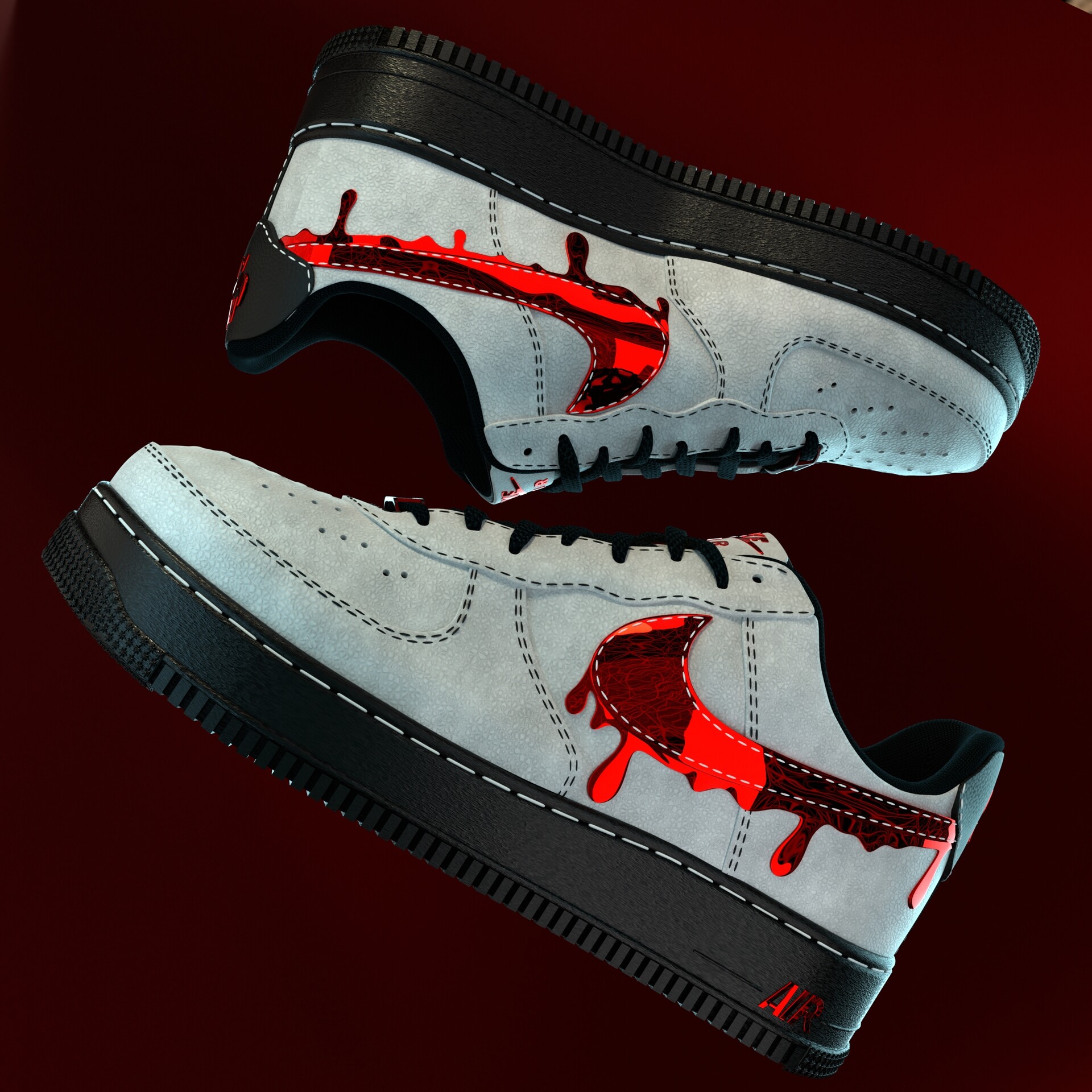 Nike air force online 1 3d effect