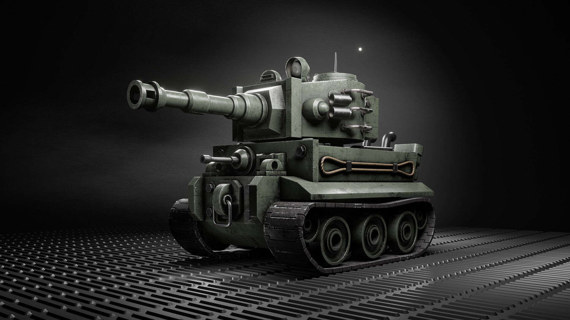 ArtStation - Stylized battle tank 
