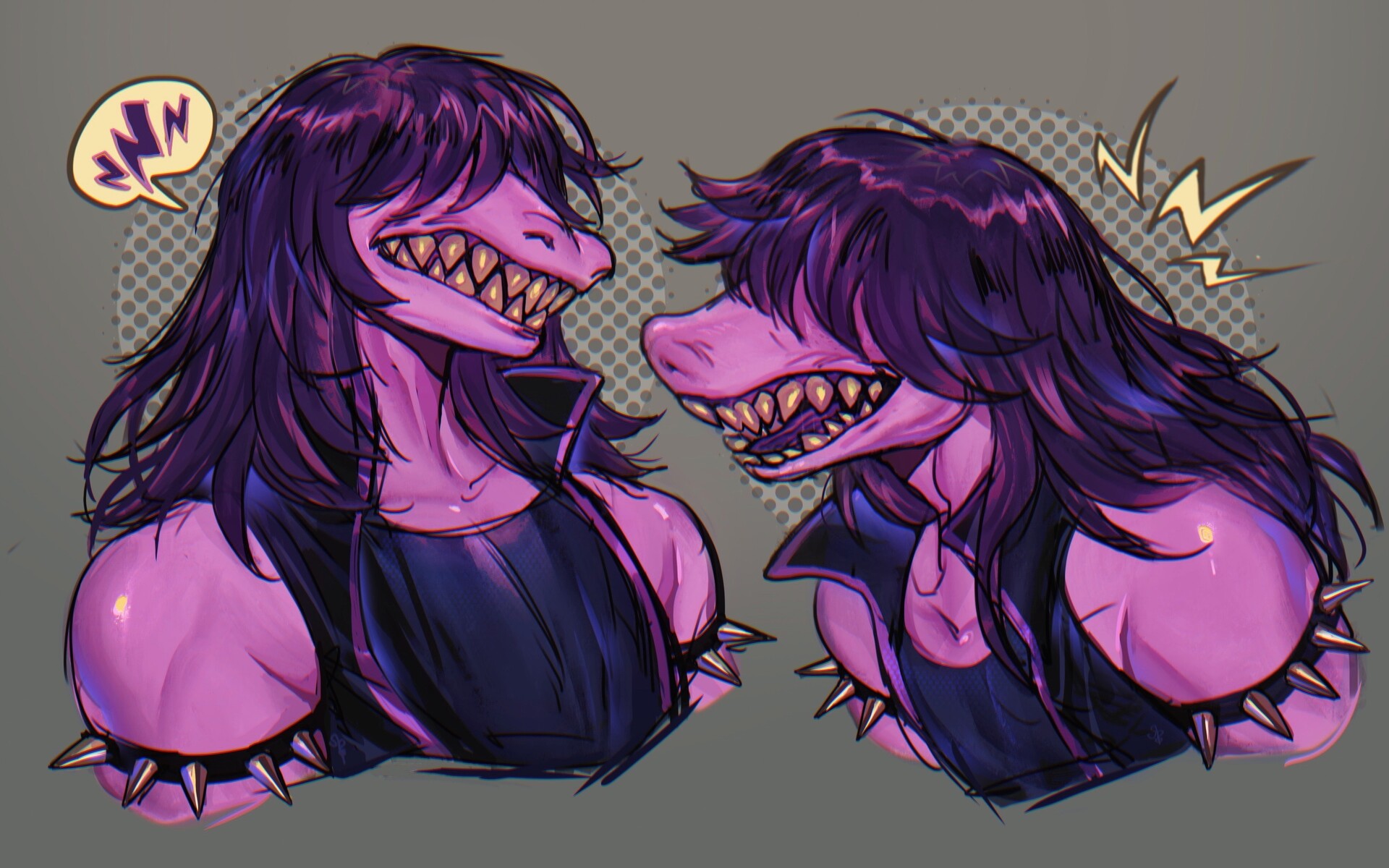 ArtStation - Susie from Deltarune