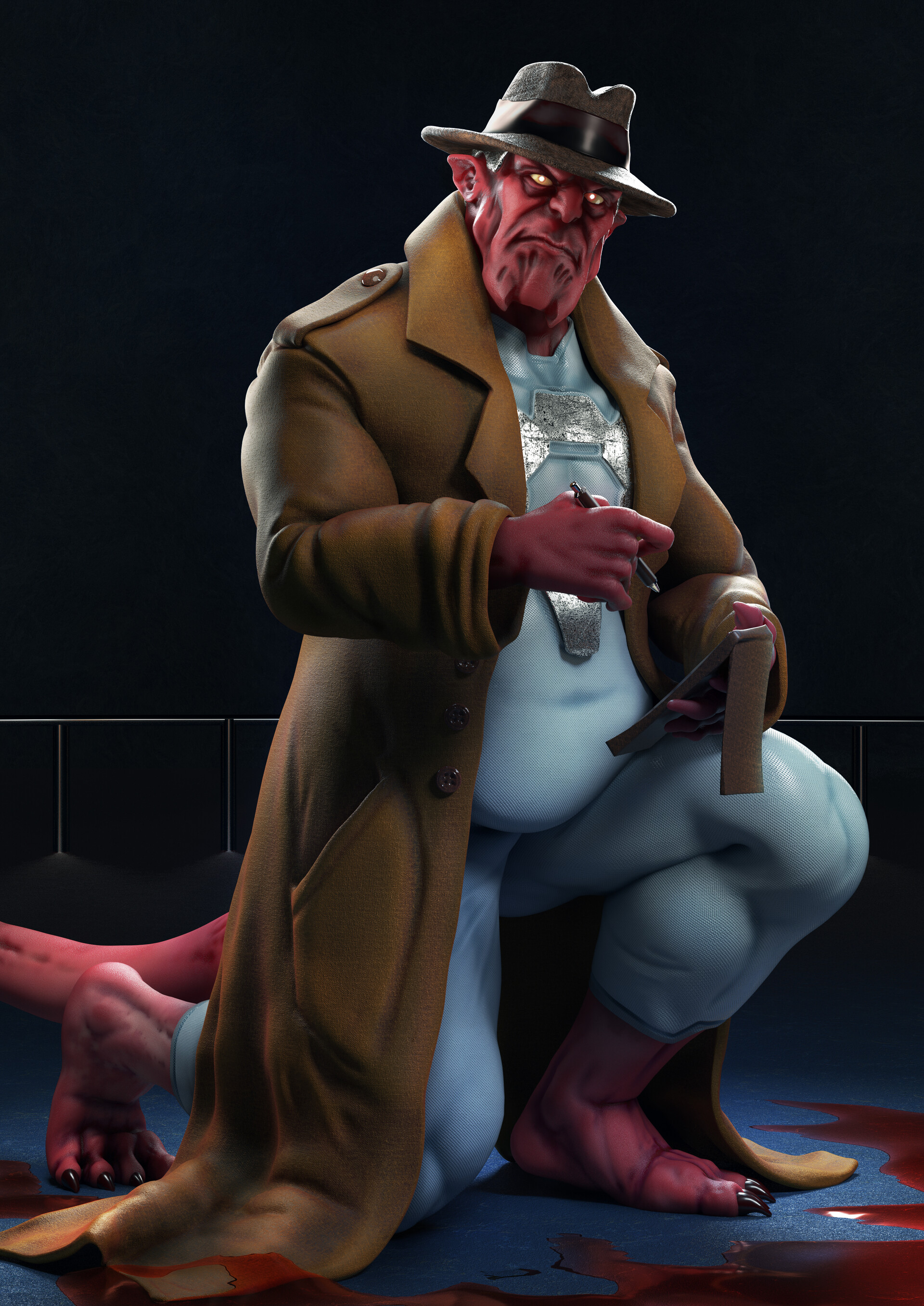 ArtStation Damien Darkblood l Fanart