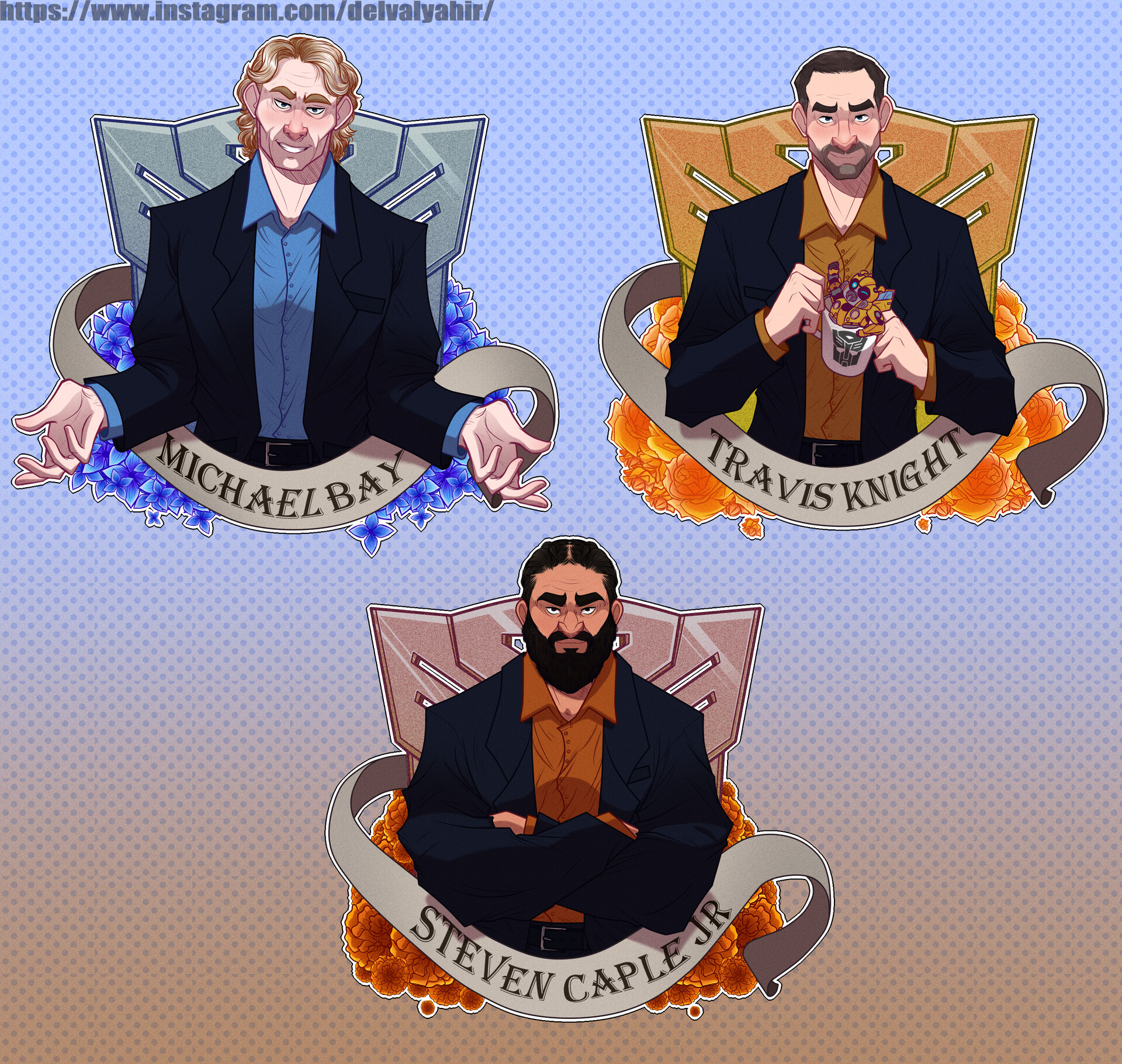 ArtStation Transformers TrinityThe Three Directors