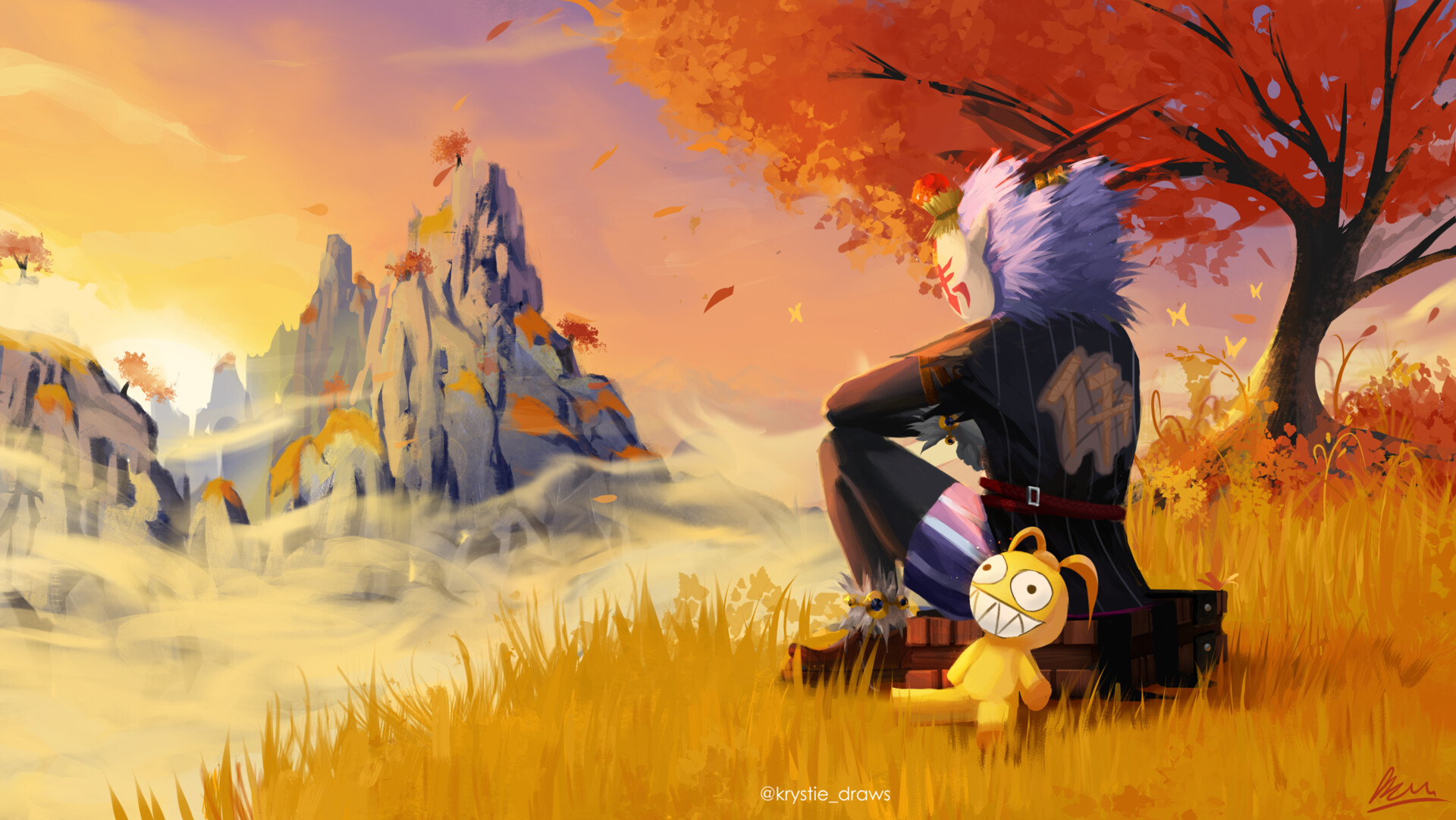 ArtStation Hilichurl Genshin Impact painting