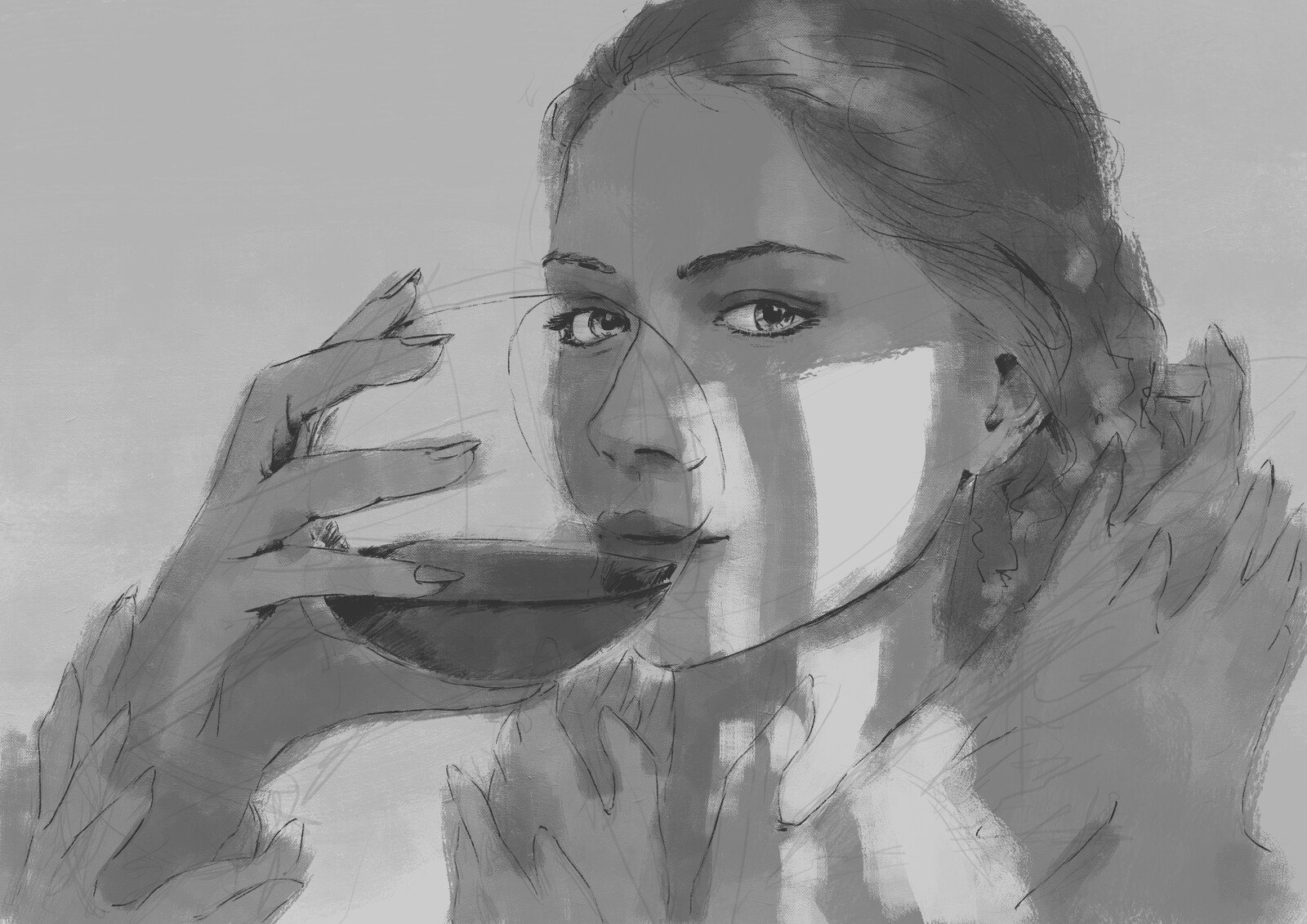 2016 sketch, made in Photoshop.
