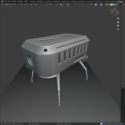 Create Spider Robot in Blender