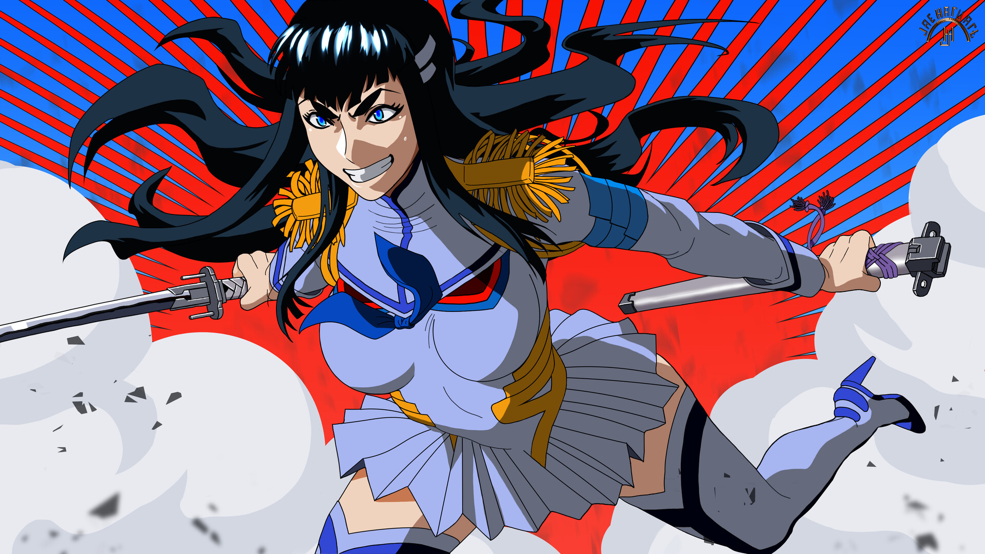 ArtStation Satsuki Kiryuin from Kill la Kill