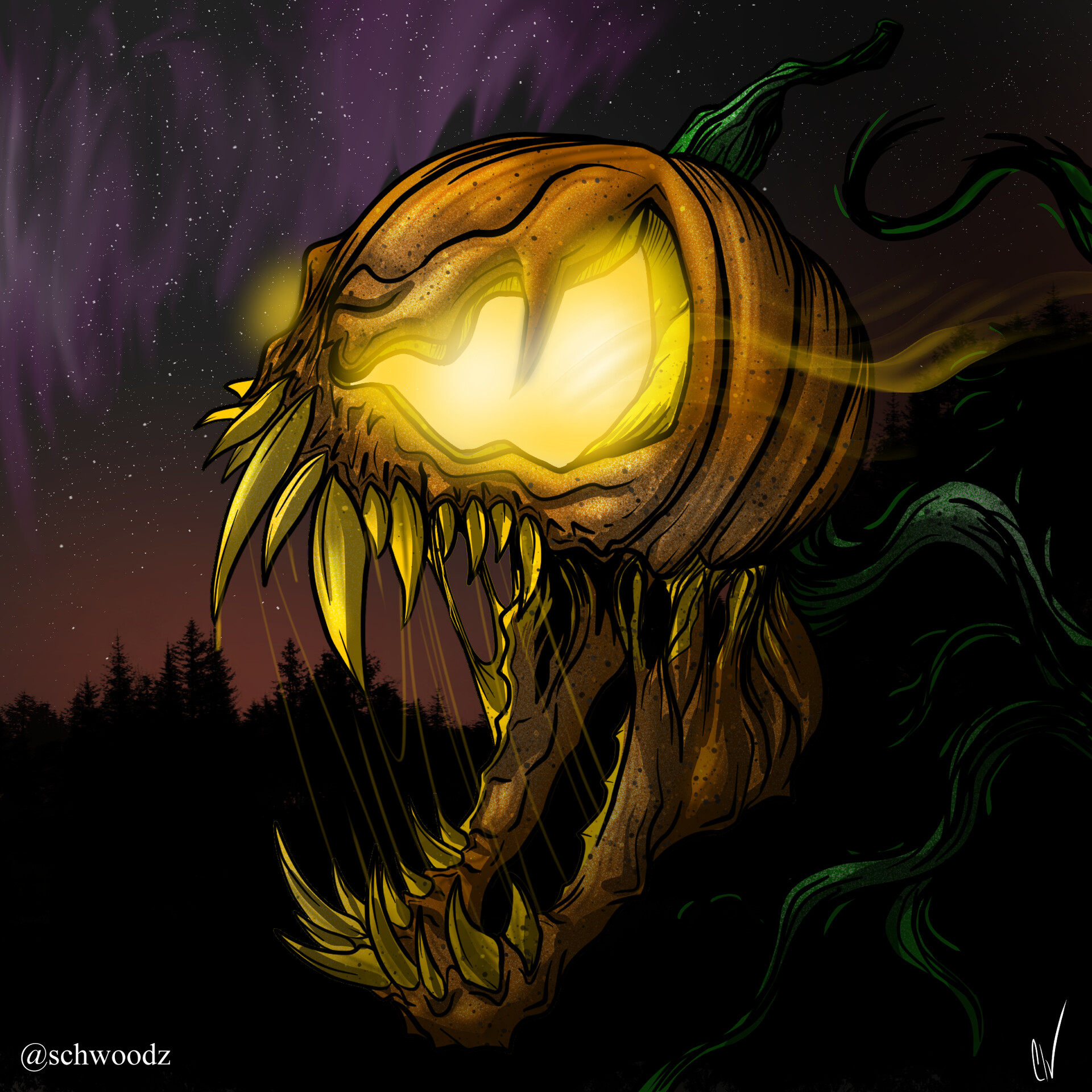 Artstation Pumpkin Monster