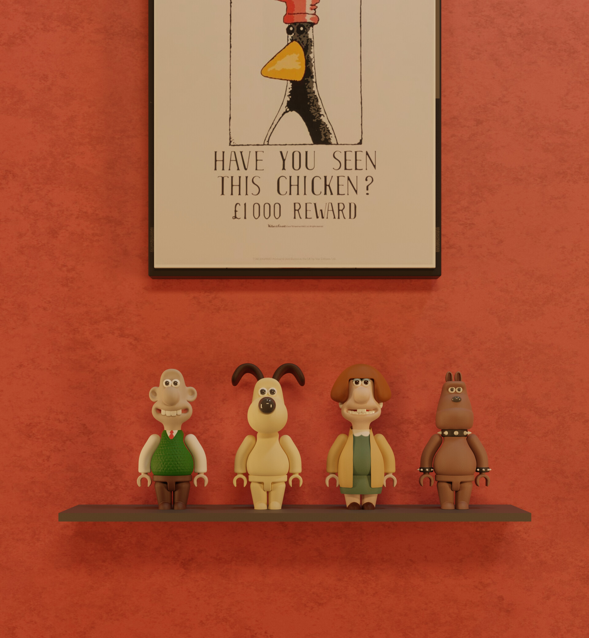ArtStation - Wallace & Gromit penguin (Feathers McGraw)