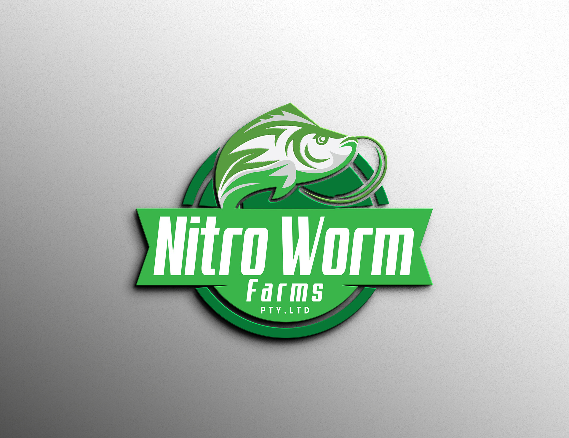 ArtStation Nitro Worm Farms Logo design