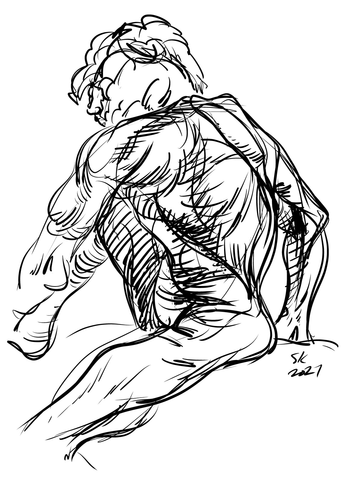 Andrew in digital ink.