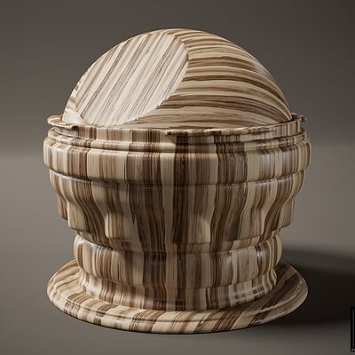 PBR - FORNITURE GRAINED WOOD - 4K MATERIAL 