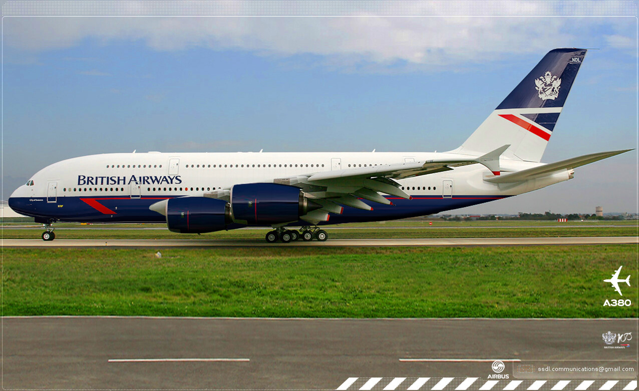 Artstation British Airways Airbus A380 Retrojet Livery Concept 2230