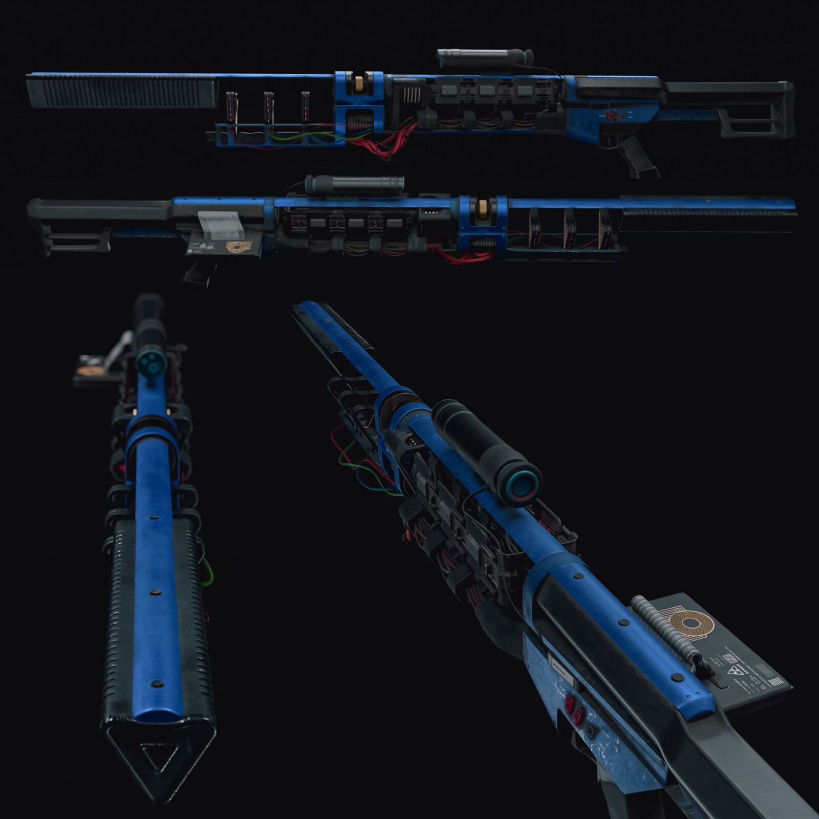 RailGun - Light Sci-Fi Rifle Concept
