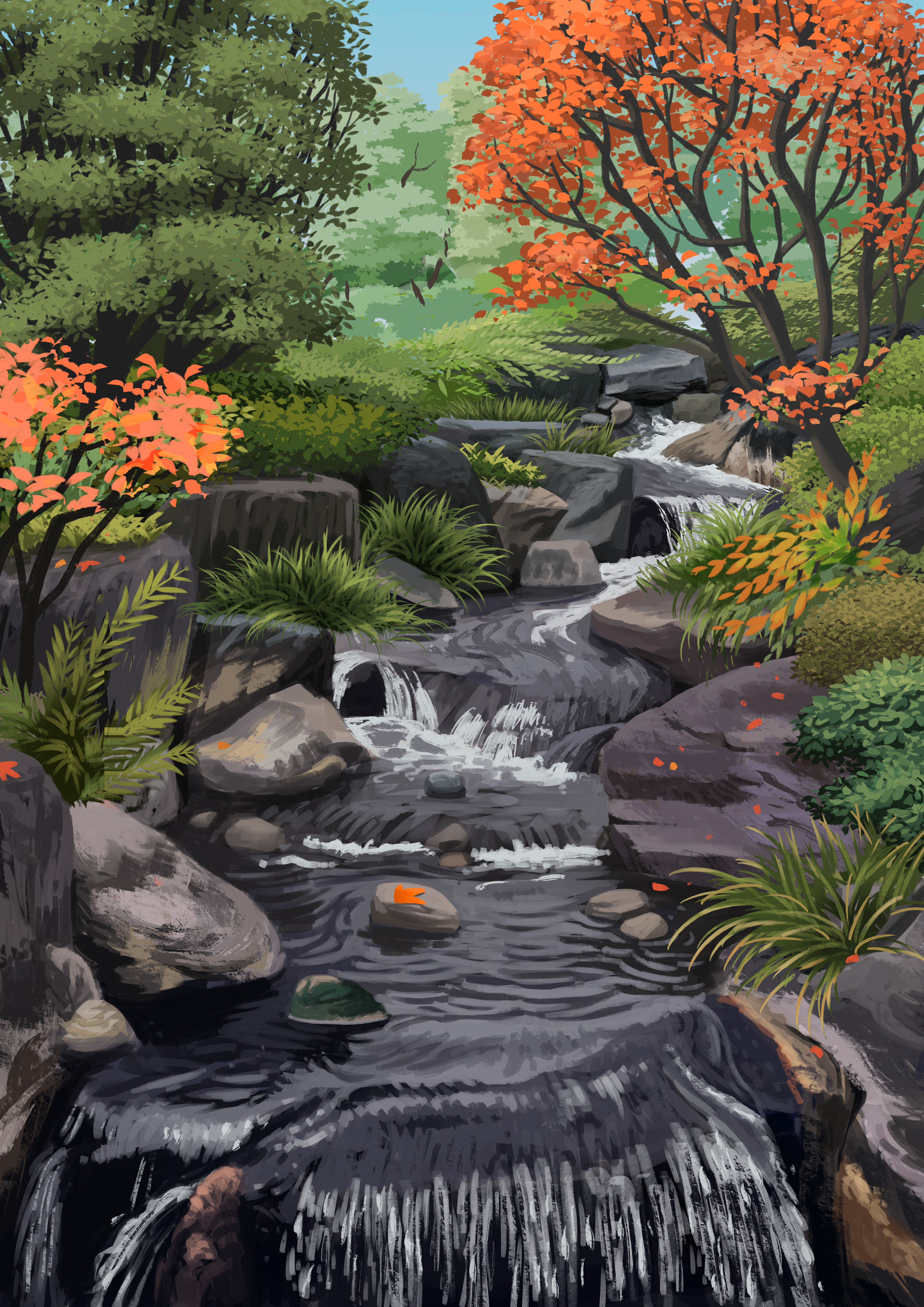 Painting without mood and lighting