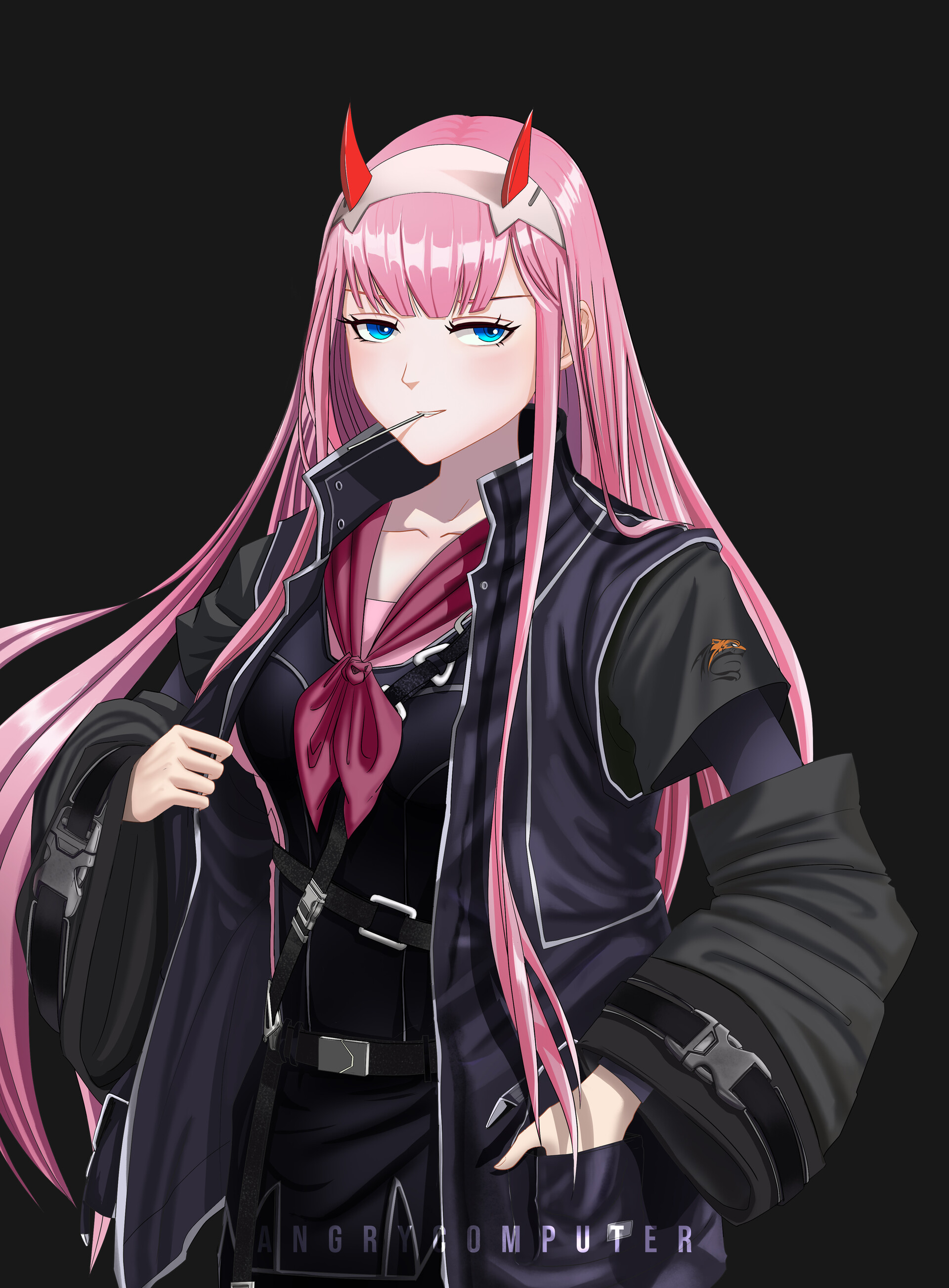 ArtStation - Zero Two Fan Art