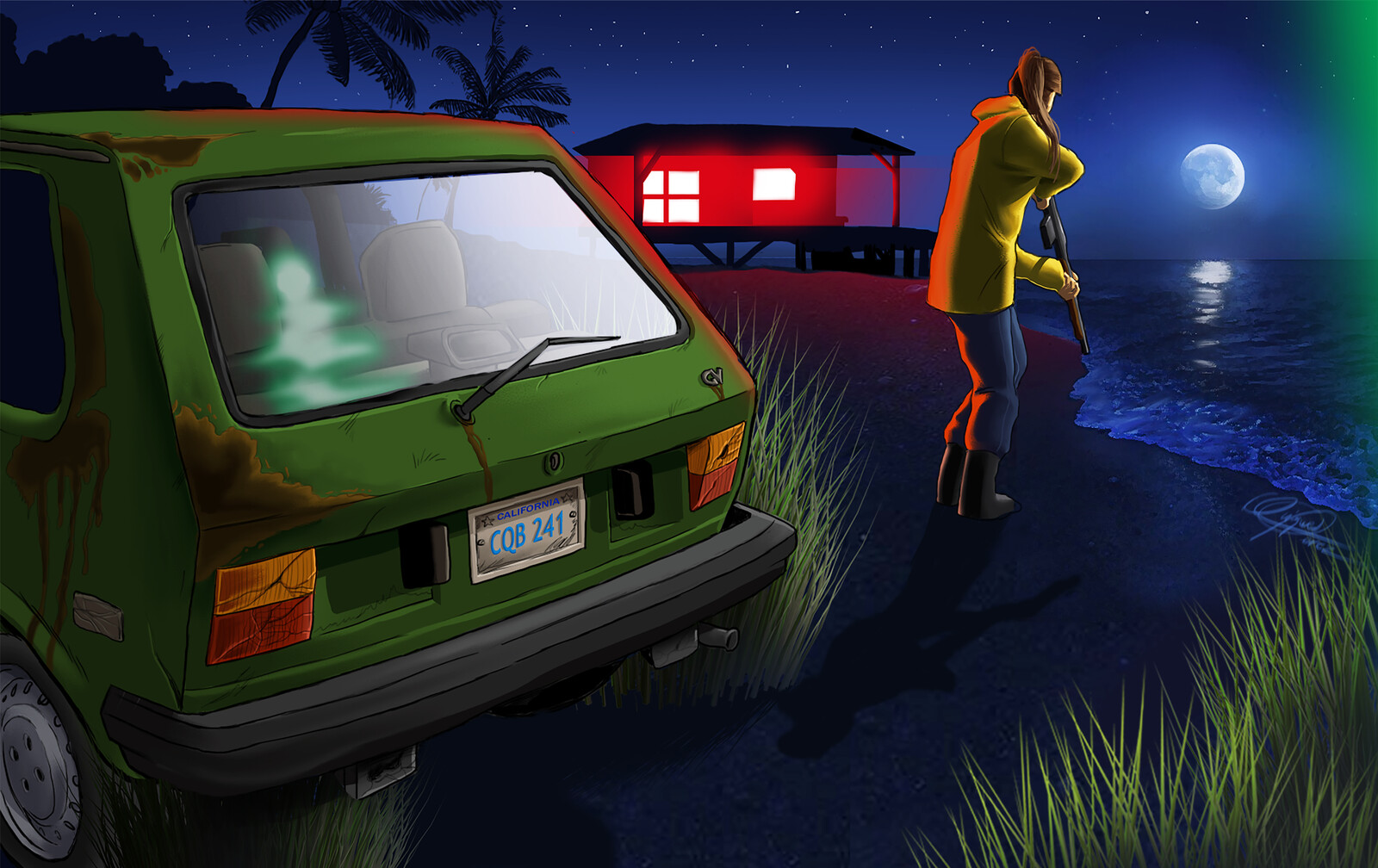 Cimmerian Island VR horror game Concept art - 2020 makeover