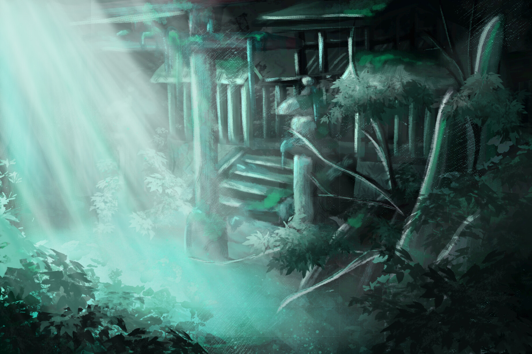 Artstation Digital Art Temple