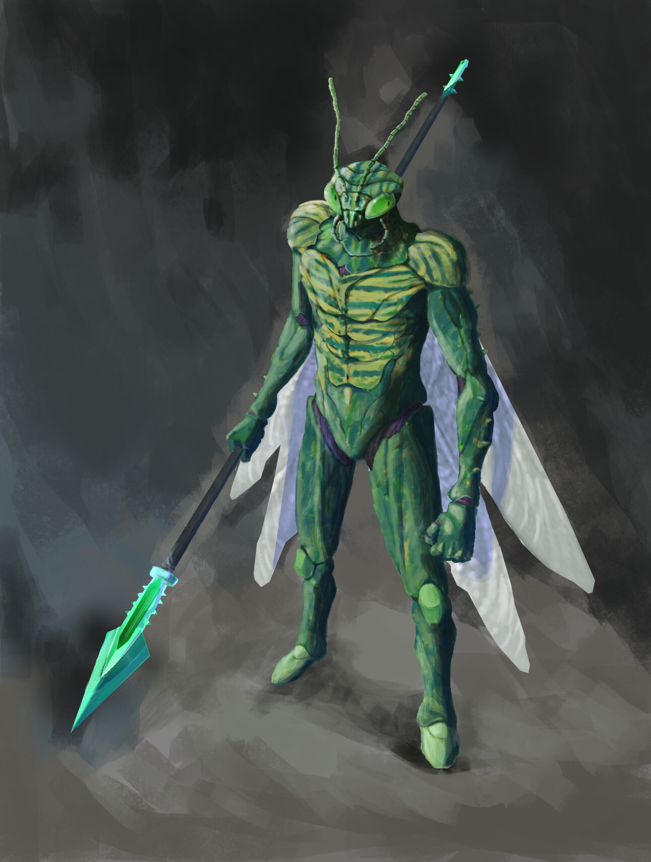 ArtStation - Warrior insect man