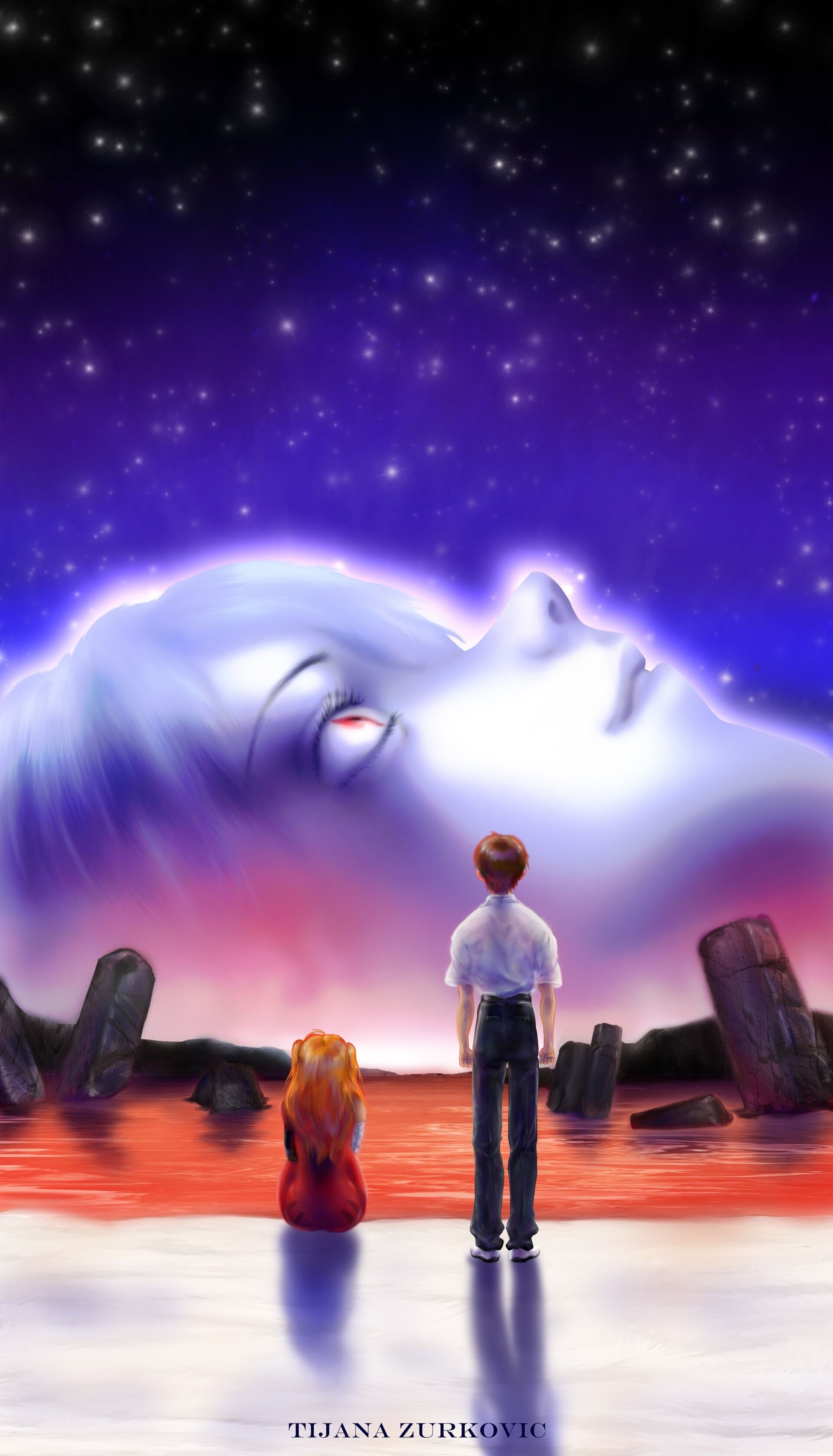 The end deals of evangelion wallpaper