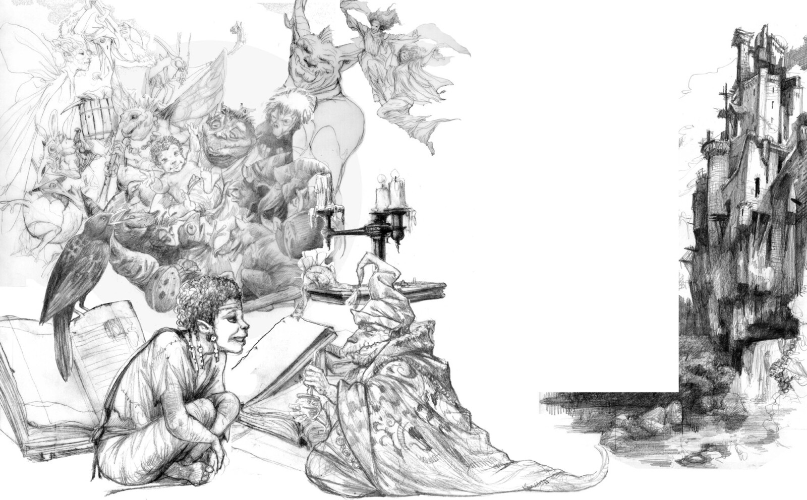 Merlin and Arthur concept pages
