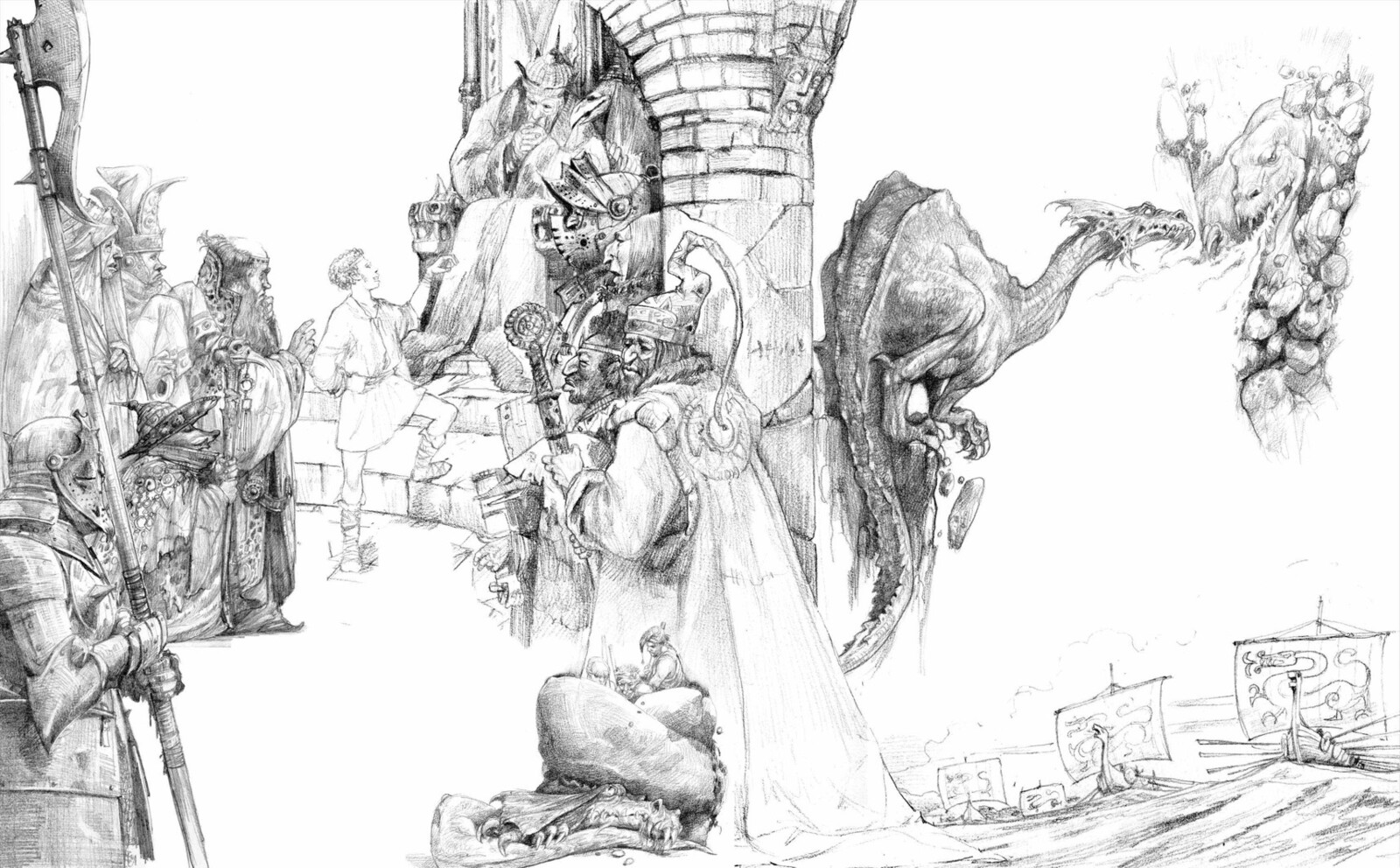 Merlin and Arthur concept pages