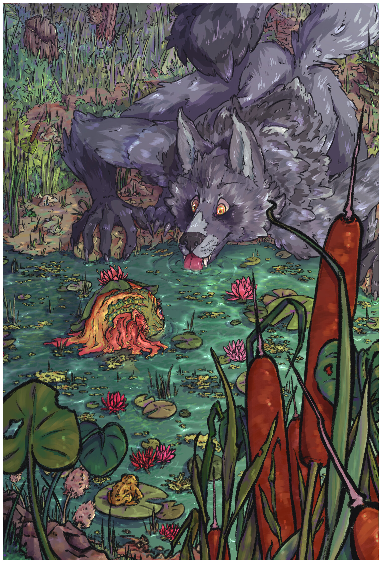 ArtStation - Werewolf and Lagoon Boy