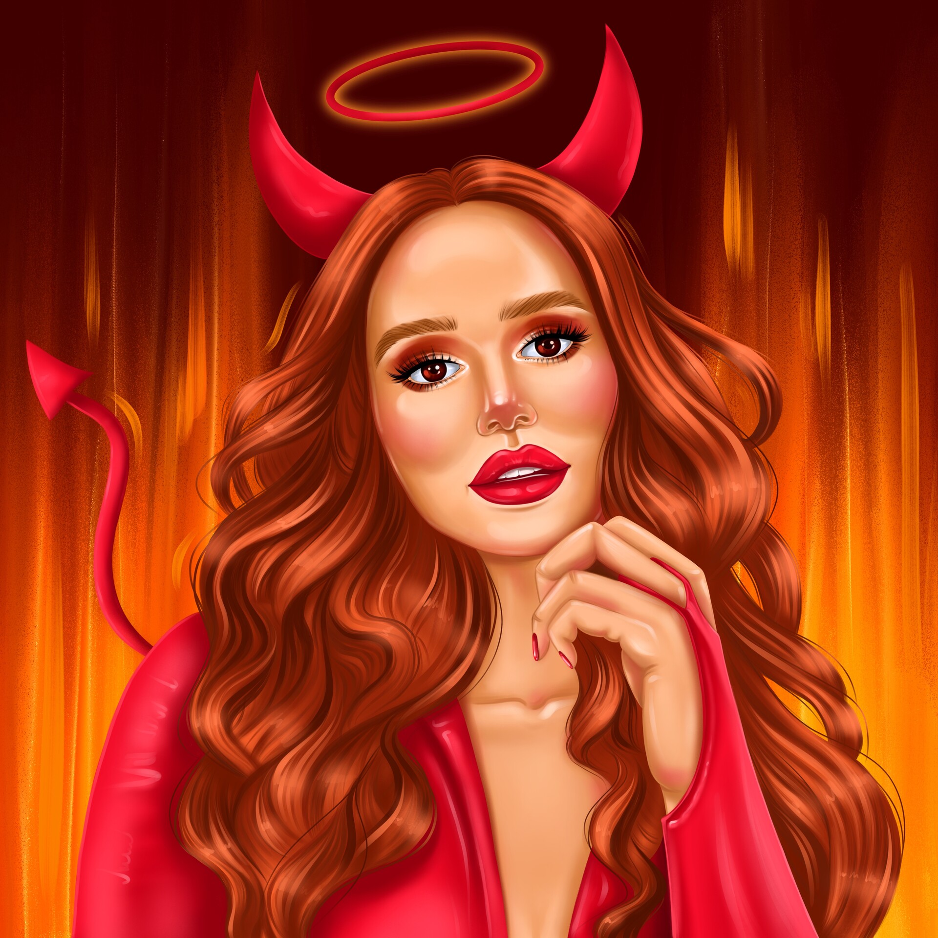 ArtStation - Madelaine Petsch Fan art