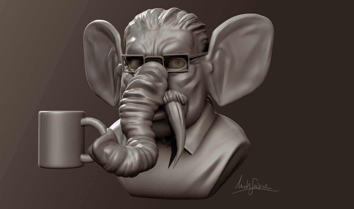 the sculpt version I did awhile ago 