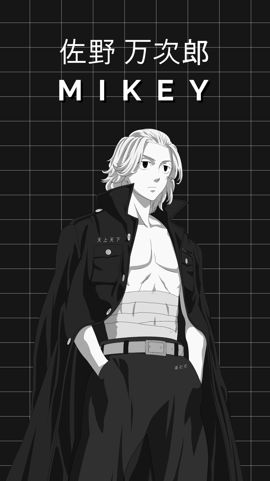 Premium Vector  Vector anime character from tokyo revengers series named  mikey