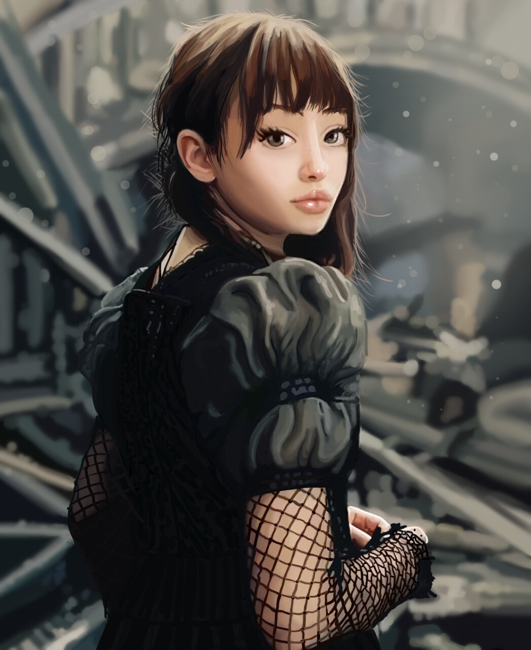 Artstation - Violet Baudelaire Drawing Study