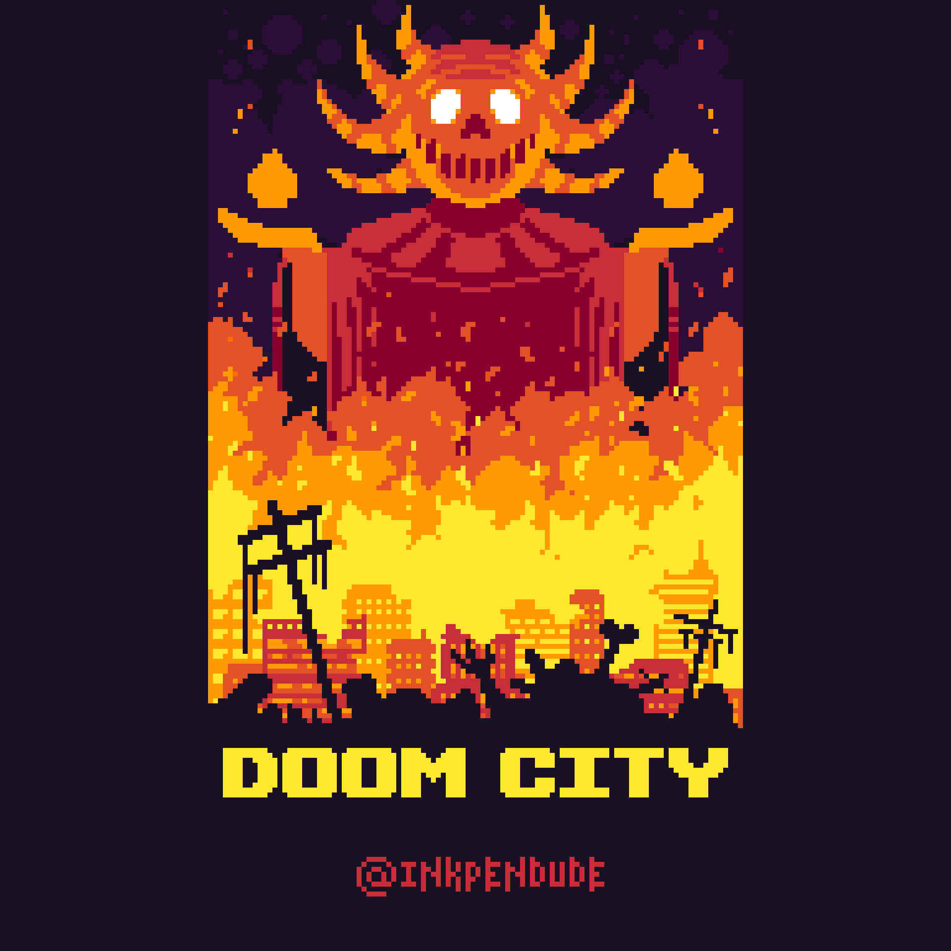 Doom sales pixel art