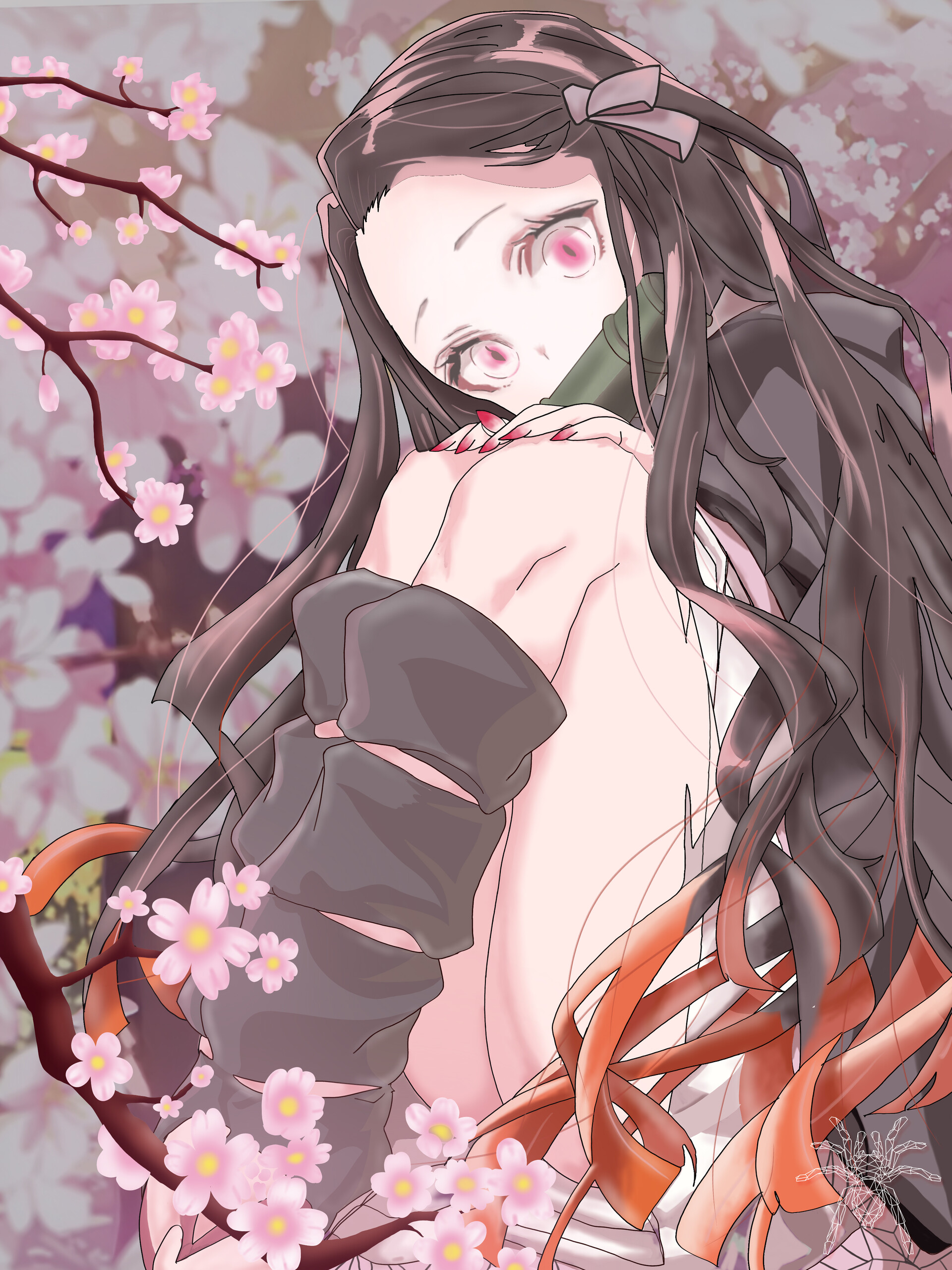 Nezuko Demon Slayer Poster | Framed Art | Anime | NEW | USA | #2 | eBay