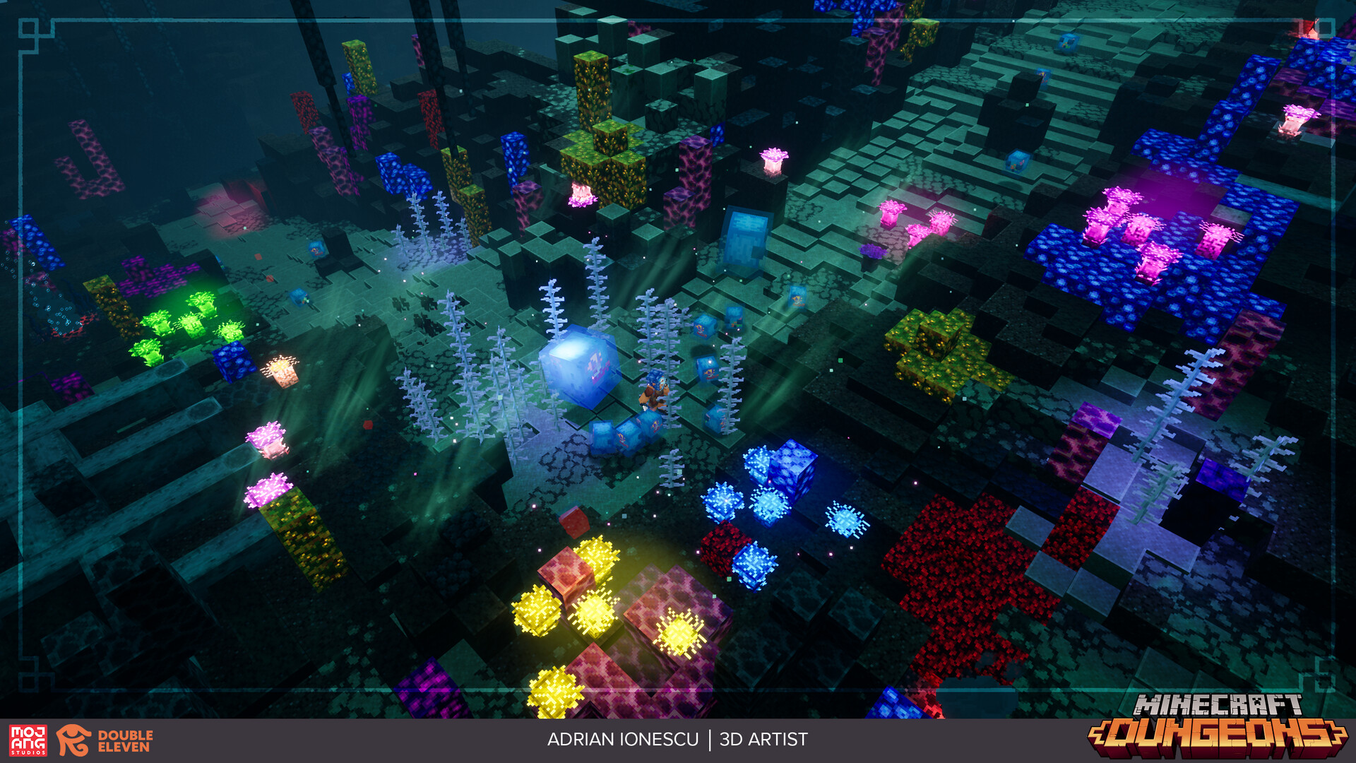 ArtStation - Minecraft Dungeons Echoing Void Mobs